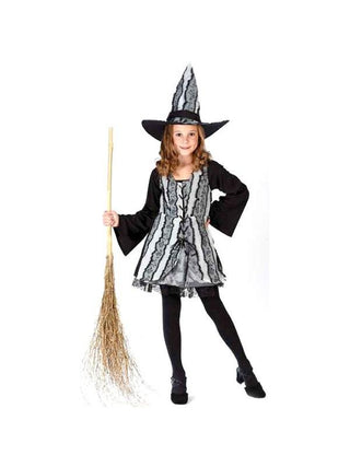 Childs Goth Rose Witch Costume-COSTUMEISH