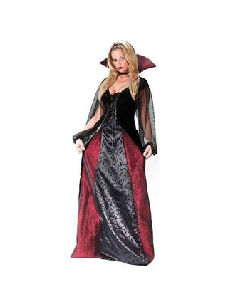 Adult Goth Maiden Vampiress Costume-COSTUMEISH