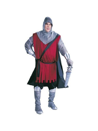 Adult Plus Size Medieval Knight Costume-COSTUMEISH