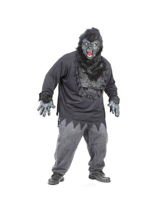 Adult Plus Size Easy Gorilla Costume-COSTUMEISH