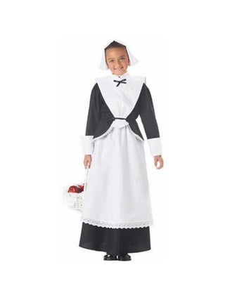 Child's Pilgrim Girl Costume-COSTUMEISH