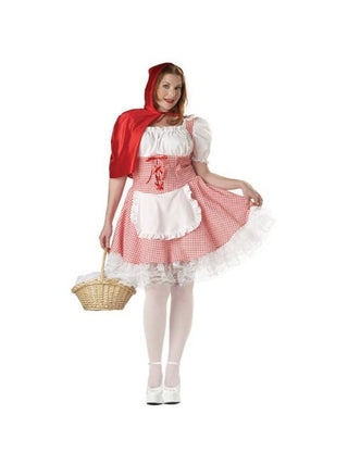 Teen Plus Size Sexy Red Riding Hood-COSTUMEISH