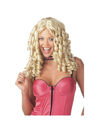 Blonde Curly Costume Wig-COSTUMEISH