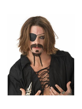 Rogue Pirate Goatee Mustache-COSTUMEISH
