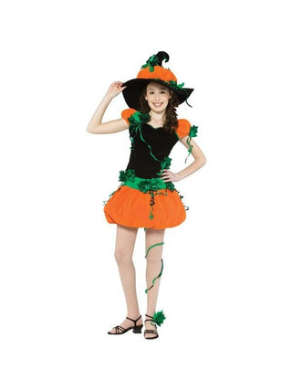 Teen Pumpkin Witch Costume-COSTUMEISH