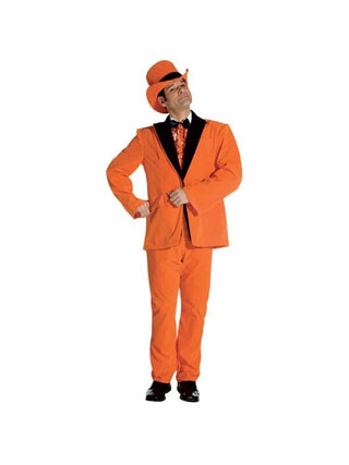 Adult Orange Dumb And Dumber Tuxedo Costume-COSTUMEISH