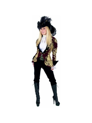 Adult Elegant Pirate Lady Costume-COSTUMEISH