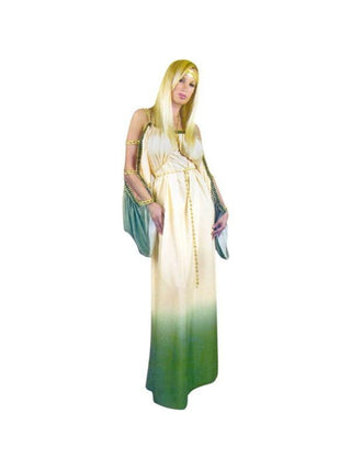 grecian princess dress Golden Goddess Adult Costume Small