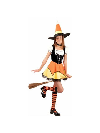 Child's Candy Corn Witch Costume-COSTUMEISH