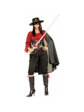 Adult Sexy Lady Zorro Costume