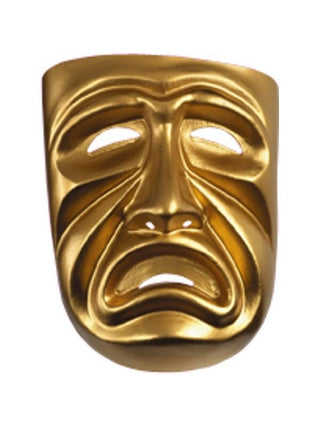 Gold Tragedy Mask-COSTUMEISH