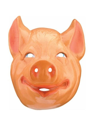 Plastic Child's Pig Mask-COSTUMEISH