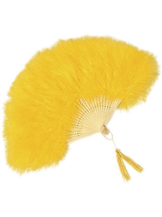 Yellow Feathered Fan-COSTUMEISH