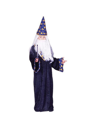 Child Black Magic Wizard Costume-COSTUMEISH