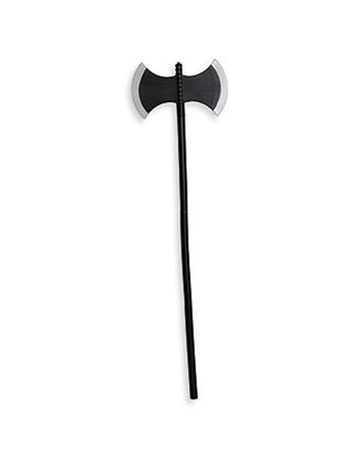 Costume Accessory Black and Gray Medieval Executioner Axe Toy Weapon-COSTUMEISH
