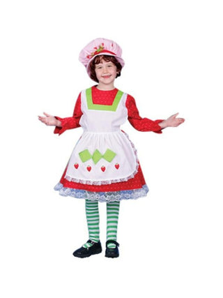 Child's Deluxe Strawberry Costume Dress-COSTUMEISH
