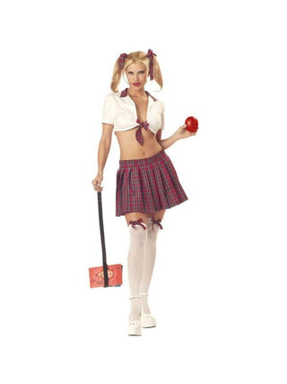 Adult Sexy Teacher's Pet School Girl Costume-COSTUMEISH