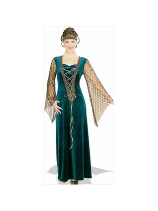 Adult Deluxe Lady Guenivere Renaissance Costume-COSTUMEISH