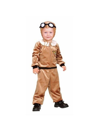 Toddler Aviator Pilot Costume-COSTUMEISH