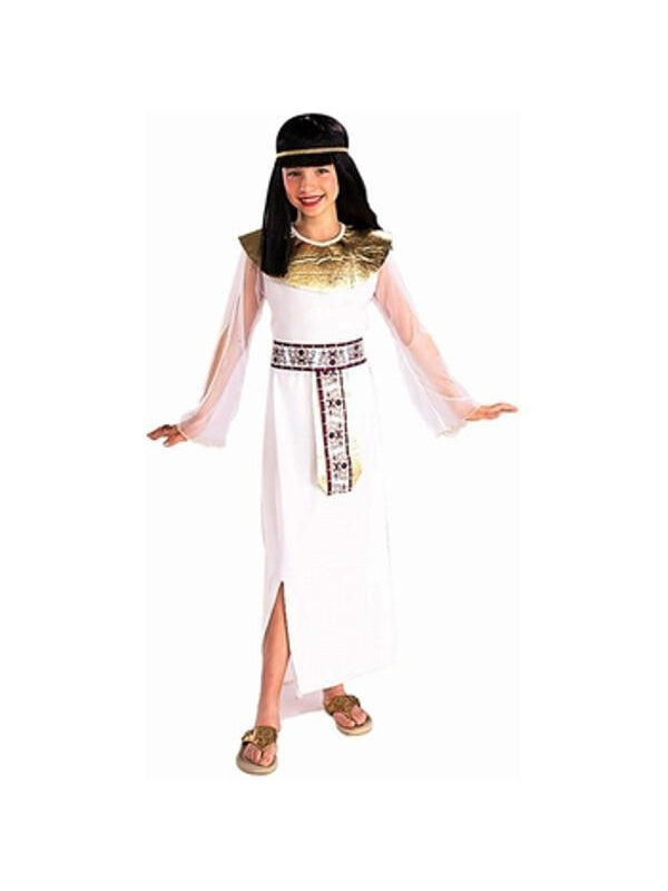 Childs Queen Cleopatra Costume, Size: Medium, White Childs Queen Cleopatra Costume, Size: Medium, White