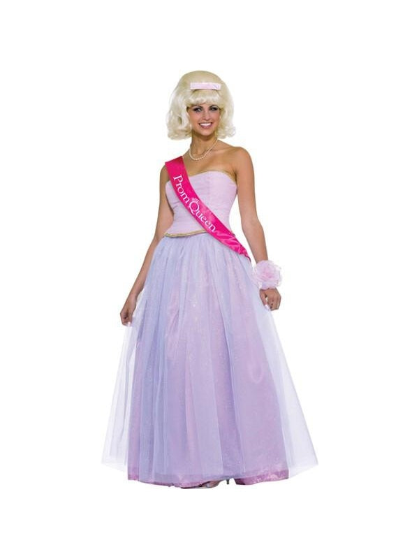 Adult Prom Queen Costume, Adult Unisex, Size: One size, Pink Adult Prom Queen Costume, Adult Unisex, Size: One size, Pink