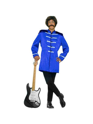 Adult Blue Sgt Pepper Beatles Costume Jacket-COSTUMEISH