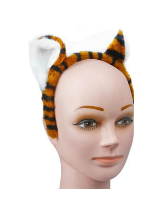 Adult Tiger Headband with Ears-COSTUMEISH