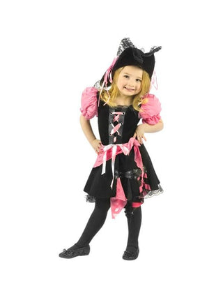 Toddler Pink Punk Pirate Costume-COSTUMEISH