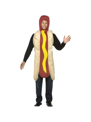Adult Light Weight Hotdog Costume-COSTUMEISH