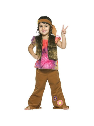 Toddler Hippie Girl Costume-COSTUMEISH