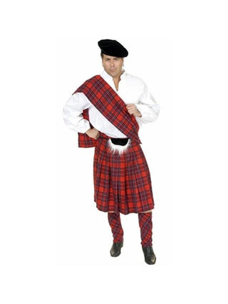 Adult Scottish Kilt Costume-COSTUMEISH