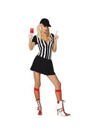 Women's Sexy Referee Costume-COSTUMEISH