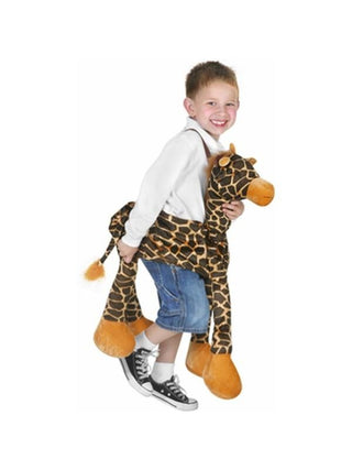 Child's Ride-On Giraffe Costume-COSTUMEISH