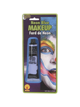 Blue Neon Make Up-COSTUMEISH