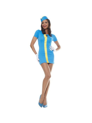 Adult Retro Pan Am Costume-COSTUMEISH