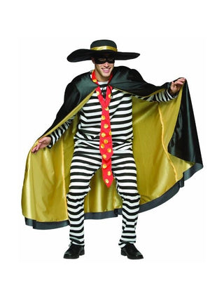 Adult Prison Hamburglar Costume-COSTUMEISH
