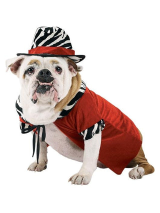 Red Pimp Dog Costume-COSTUMEISH