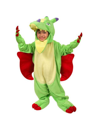 Plush Toddler Dragon Costume-COSTUMEISH