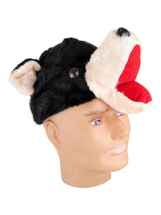 Velvet Black Bear Hat-COSTUMEISH