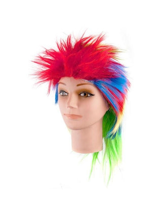 Multicolored Wig With Tinsel-COSTUMEISH