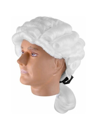 Adult Classic Colonial Barrister Wig-COSTUMEISH