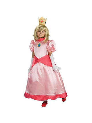 Child Deluxe Princess Peach Costume-COSTUMEISH