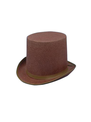 Brown Steampunk Top Hat-COSTUMEISH