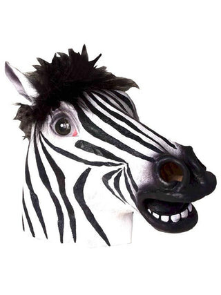 Adult Deluxe Zebra Mask-COSTUMEISH
