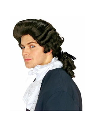 Men's Brown Colonial Wig-COSTUMEISH