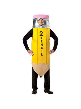 Adult Number 2 Pencil Costume-COSTUMEISH
