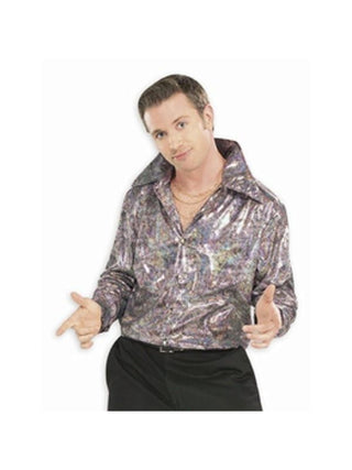 Adult Purple Disco Shirt-COSTUMEISH
