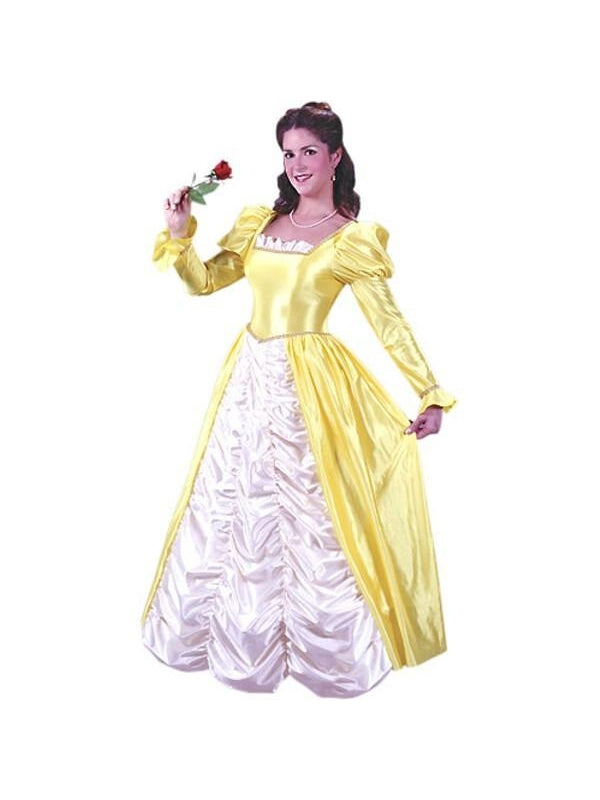 Exclusive Adult Yellow Belle Dress, Women's, Size: Medium 8-12