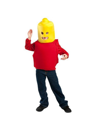 Child Building Block Man Costume-COSTUMEISH