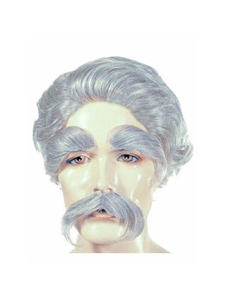 Men's Mark Twain Costume Wig-COSTUMEISH